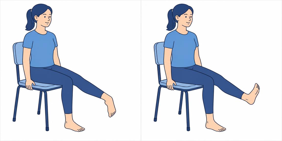 Illustration demonstrating the Ankle Alphabet exercise